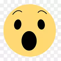 facebook喜欢按钮电脑图标表情-哇