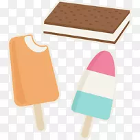 冰淇淋锥，食物，冰淇淋三明治，面包车
