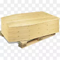 桌子家具木制抽屉盒-棺材