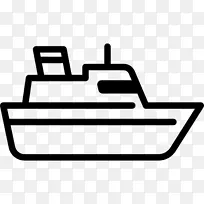 电脑图标渡轮海上运输-渡轮
