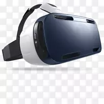 三星齿轮vr虚拟现实耳机头戴显示器oculus裂缝三星星系注4-vr耳机