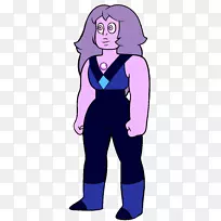 米凯拉·迪茨·史蒂文宇宙紫水晶宝石珍珠-紫水晶