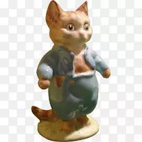 猫雕像动物玩具-碧翠丝波特