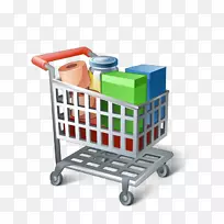 购物车软件电脑图标电子商务网上购物车