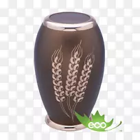 花岗岩陶瓷花瓶的宁静小麦-小麦