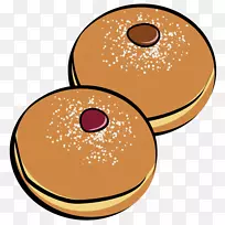 甜甜圈苏富加尼耶光明节胶夹艺术-饼干