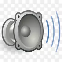 音量计算机图标音频信号剪辑艺术音频扬声器
