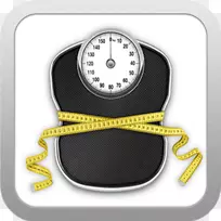 减肥测量秤重量管理剪贴画秤