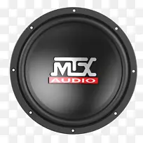 MTX音频低音炮扬声器外壳车载音频放大器-扬声器