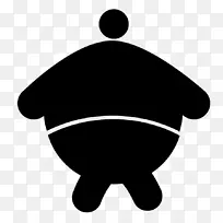 肥胖悖论超重电脑图标-脂肪