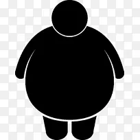 电脑偶像肥胖超重剪贴画