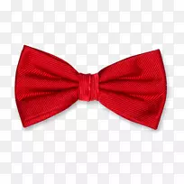 领结领带红色领结