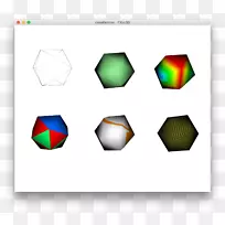 纹理映射多边形网格二十面体三角形网格计算机图形.网格纹理