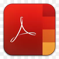 Adobe阅读器adobe acrobat计算机图标png文档格式-adobe