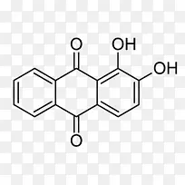 茜素染料1，2，4-三羟基蒽醌化学