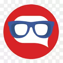 巴西书呆子眼镜标志-书呆子