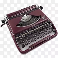 打字机东德办公用品Trabant Groma勘测-打字机