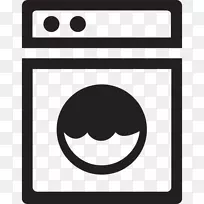 电脑图标洗衣机洗衣符号