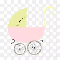 婴儿运输婴儿卡通剪辑艺术-婴儿车