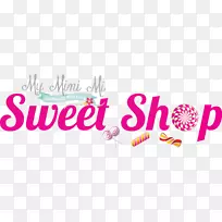 巧克力松露蛋糕糕点店标志甜度-糖果