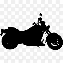 剪贴画：运输摩托车哈雷-戴维森剪贴画-摩托车