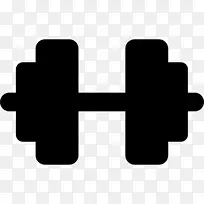 计算机图标哑铃符号体育锻炼-汉特尔