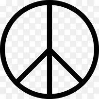 核裁军和平符号运动剪贴画.和平符号