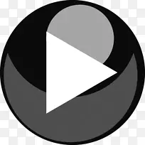 电脑图标youtube播放按钮剪辑艺术暂停按钮