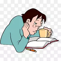 大学职业学校学生毕业典礼-累了