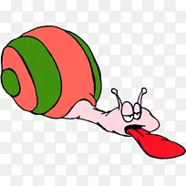 蜗牛疲劳卡通睡眠剪辑艺术累了