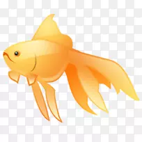 金鱼电脑图标-油炸鱼