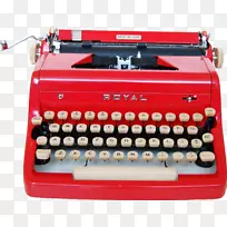 打字机，纸，粉红，皇家安静，豪华梦想板-打字机