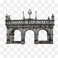 大门拱门教堂建筑装饰艺术-阳台