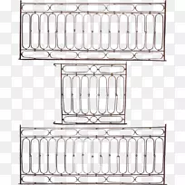 锻铁扶手阳台建筑工程.阳台