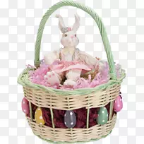 复活节兔子篮子-复活节篮子
