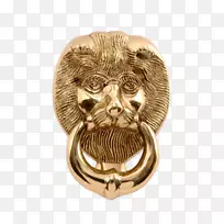 狮子铜门环金属狮头