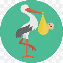 婴儿电脑图标分娩怀孕-新生儿