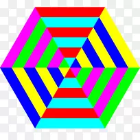 六角三角形八角形夹子艺术.六边形