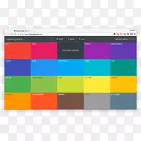 配色方案web调色板颜色图-调色板
