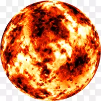 地球行星太阳系-燃烧