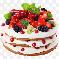 水果蛋糕草莓奶油蛋糕冰淇淋蛋糕糖霜奶酪蛋糕