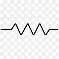 电阻电子符号接线图电子.锯齿形