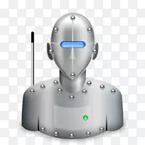 机器人计算机图标网络机器人-机器人