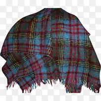 苏格兰毛毯格子马海毛图案-毛毯