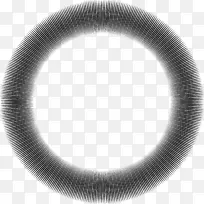圆形补色字体-圆圈抽象