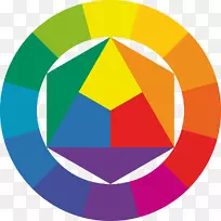 色轮颜色理论补色相似颜色