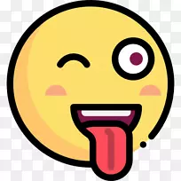 计算机图标笑脸表情WebP-舌头