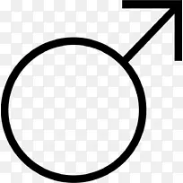 女性性别符号电脑图标-男性