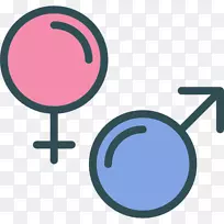 计算机图标女性性别符号医学.性别