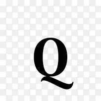 字母字母表字体-q